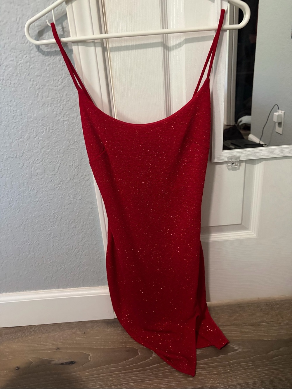 red glitter dress windsor | Dresses | Windsor Sparkle Mini Slip W Slit _okendo:syndication_key:CL136701059